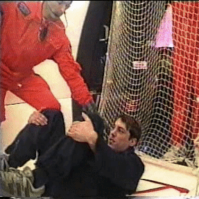 Prof. David J. Jarvis doing a parabolic flight in 2003.